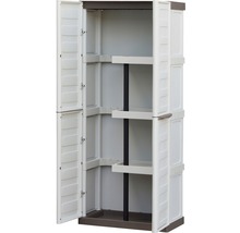 Dulap multifuncțional deschis din plastic cu rafturi
