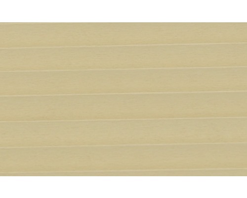 Prim-plan cu un jaluzea plisată bej.