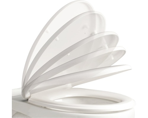 Scaun de toaletă cu închidere lentă