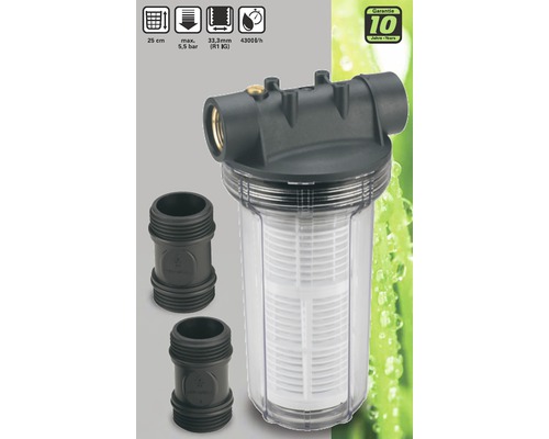 Filtru de apă menajer cu două racorduri și garanție