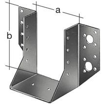 Papuc tip A grindă lemn Alberts 60x100x2 mm, oțel zincat Sendzimir-thumb-2