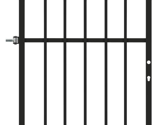 Poartă metalică de gard cu încuietoare