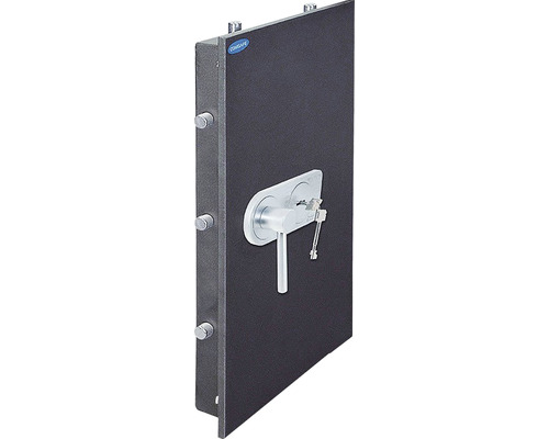 Ușă de seif cu mâner, încuietoare și cheie
