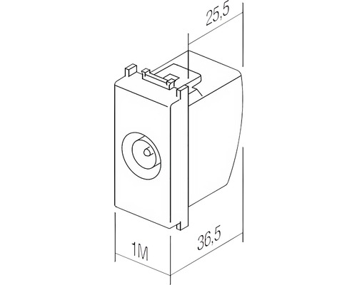 Desen al unei prize de antenă cu dimensiuni
