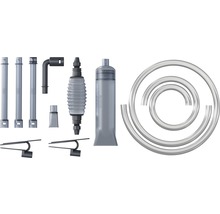 Set accesorii acvariu cu filtru, furtun și detergent