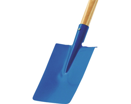 Cazma cu mâner de lemn și lamă albastră