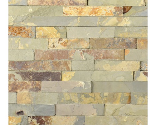 Placare de perete din piatră naturală cu elemente dreptunghiulare