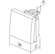 Desen tehnic al unei inserții de comutator cu dimensiuni