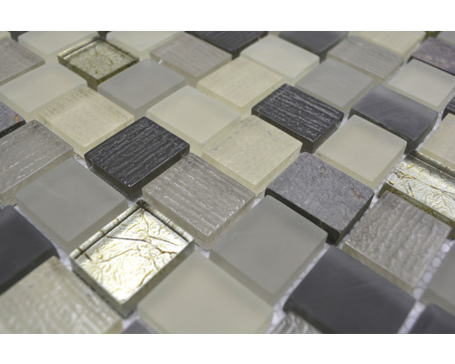 Plăci de mozaic cu elemente pătrate