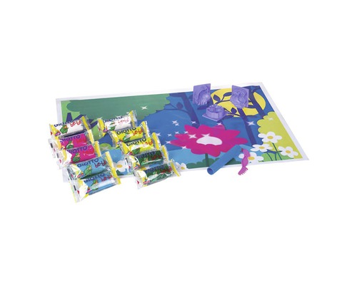 Giotto be-bè set de modelaj cu covoraș de joacă, forme și unelte