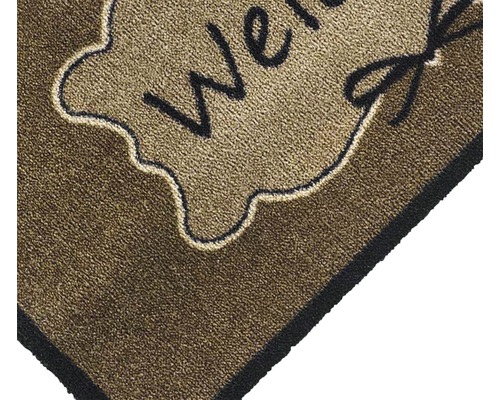 Covoraș de intrare cu inscripția bun venit