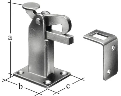 Opritor de ușă metalic cu unghi pentru montaj