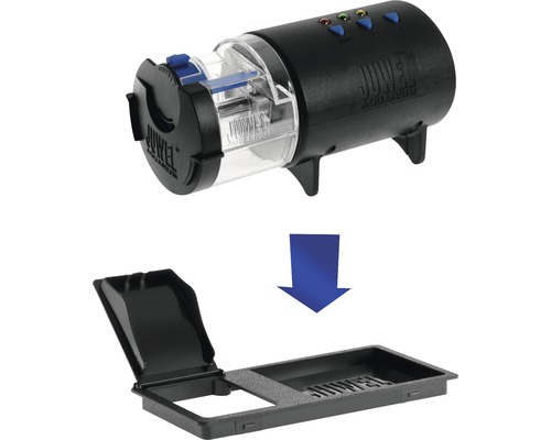 Hrănitor automat Juwel cu baterii și ajutor de dozare pentru hrana pentru acvariu