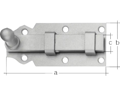 Imagine cu o zăvor cu dimensiuni