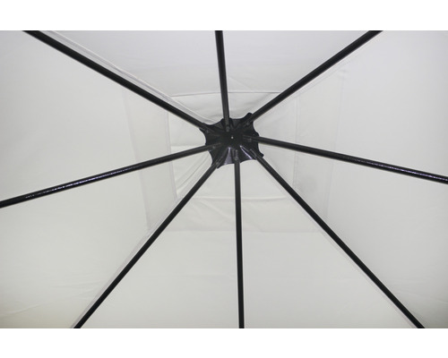 Vedere a cadrul intern al cortului unui pavilion