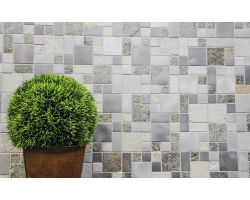 Faianță decorativă cu plantă într-un ghiveci