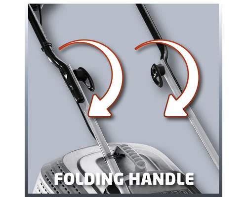 Mâner pliabil al unei mașini de tuns iarba