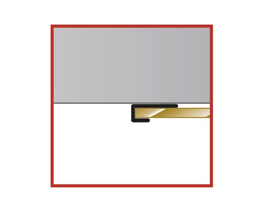 Baghetă de sticlă cu profil de etanșare