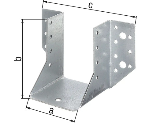 Conector metalic pentru grinzi cu dimensiuni