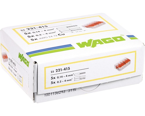Borne de conexiune Wago 221-415 în cutie de carton