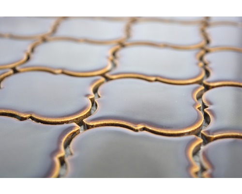 Plăci decorative de mozaic lucioase în stil marocan