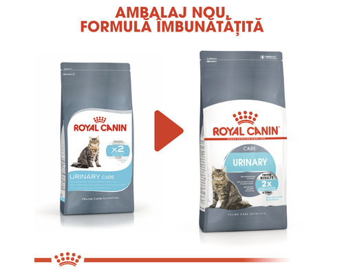 Hrană pentru pisici Royal Canin Urinary Care, ambalaj nou, formulă îmbunătățită