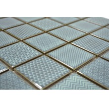 Mozaic piscină ceramic CH E3 Quadrat Celadon Heritage Emerald 30x30 cm