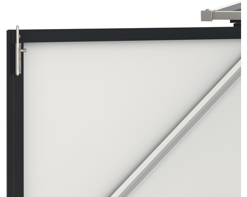 Imagine detaliată a unei porți cu zăvor și cadru