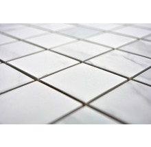 Mozaic piscină ceramic CIM Q48 CR alb 30,6x30,6 cm