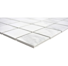 Mozaic piscină ceramic CIM Q48 CR alb 30,6x30,6 cm
