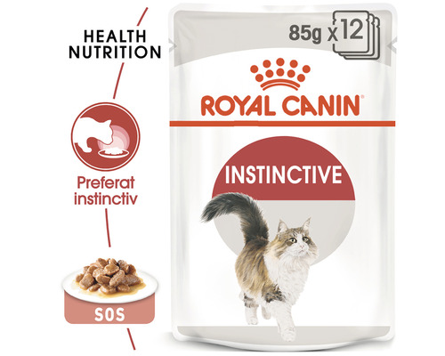 Royal Canin Instinctive hrană umedă pentru pisici, 85 de grame ori 12 bucăți
