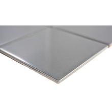 Mozaic piscină ceramic CQ 110 Quadrat gri lucios 30x30 cm