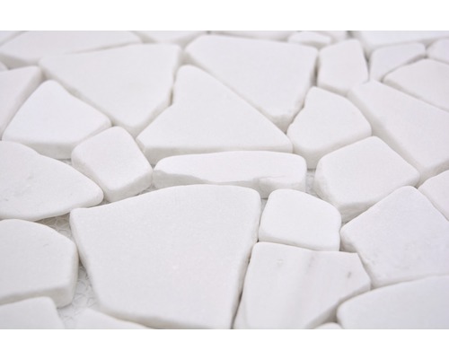 Plăci mozaic din piatră naturală albă