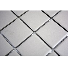 Mozaic piscină ceramic CU 203 gri mat neglazurat 29,1x29,1 cm