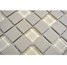 Mozaic piscină ceramic CU G80 bej mat neglazurat 32,7x30,2 cm
