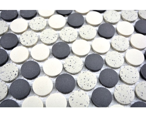 Plăci de mozaic ceramic în formă rotundă cu model punctat