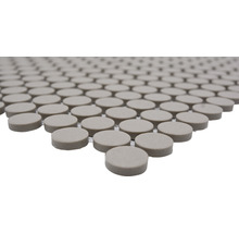 Mozaic piscină ceramic CU K217 gri mat neglazurat 31,5x29,4 cm