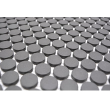Mozaic piscină ceramic CU K289 negru mat neglazurat 31,5x29,4 cm