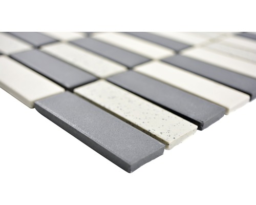 Placă de mozaic ceramică cu pietre dreptunghiulare