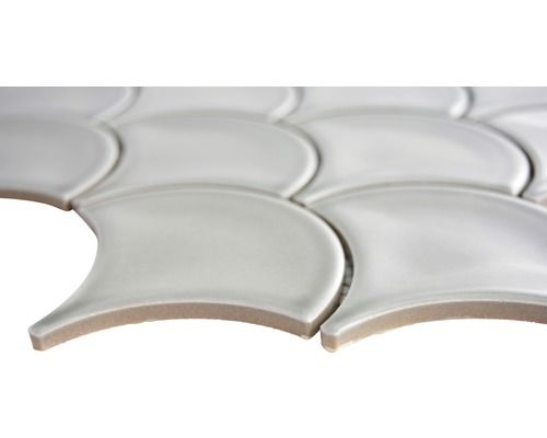Plăci de mozaic ceramic în formă de evantai