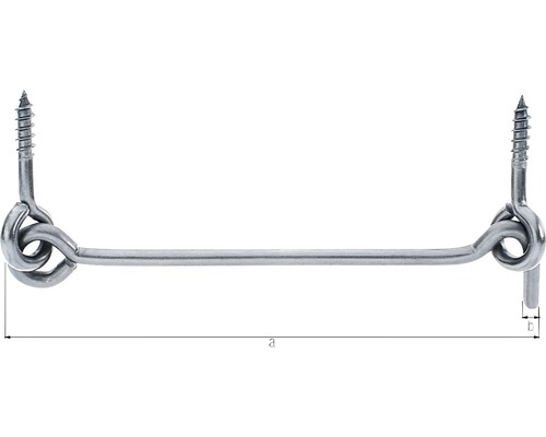 Cârlig de ușă cu șuruburi