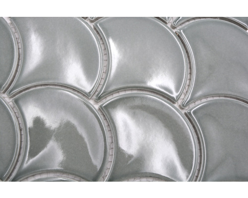 Placă de mozaic ceramică în formă de evantai