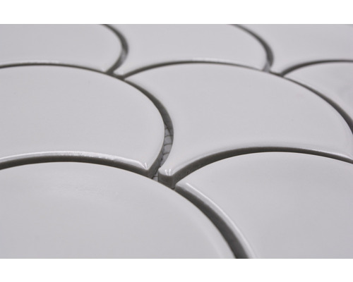 Plăci de mozaic ceramic în formă de evantai