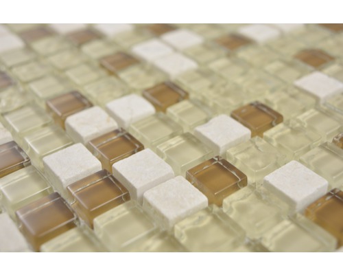 Plăci de mozaic din sticlă și piatră