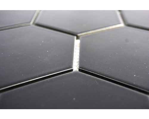 Prim-plan cu plăci hexagonale cu rosturi