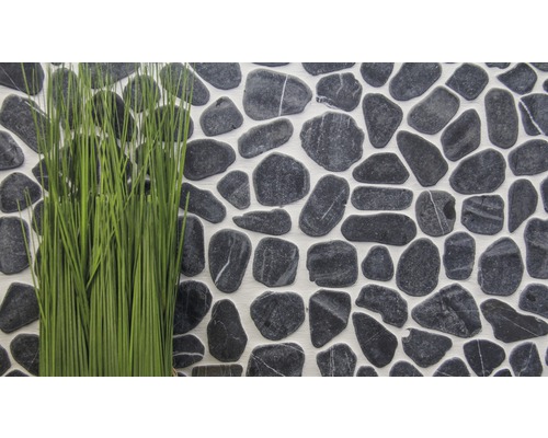 Placare decorativă pentru pereți din piatră naturală cu smoc de iarbă