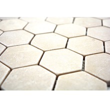 Plăci de mozaic hexagonale din piatră naturală
