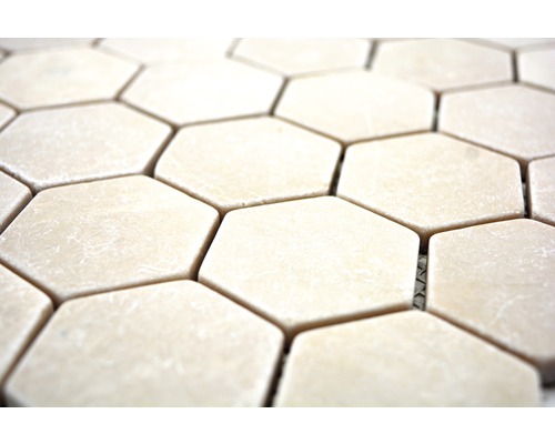 Plăci de mozaic hexagonale din piatră naturală
