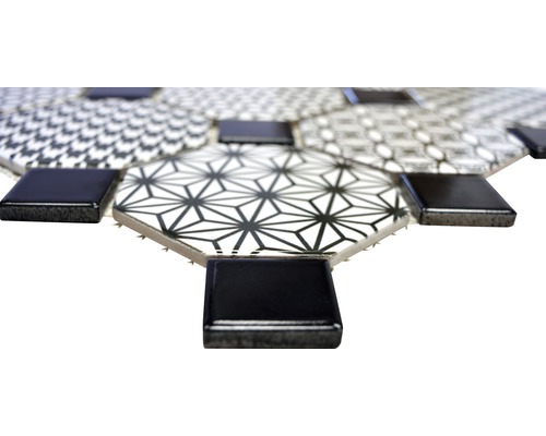 Placă de mozaic cu modele geometrice