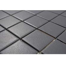 Mozaic piscină ceramic SAT 402 negru 30x30 cm